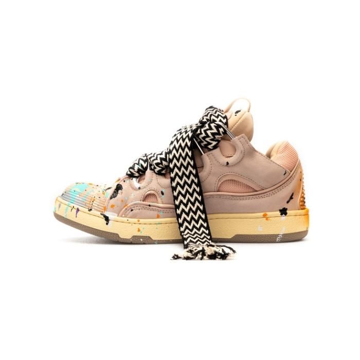 Pink With Paint Stains