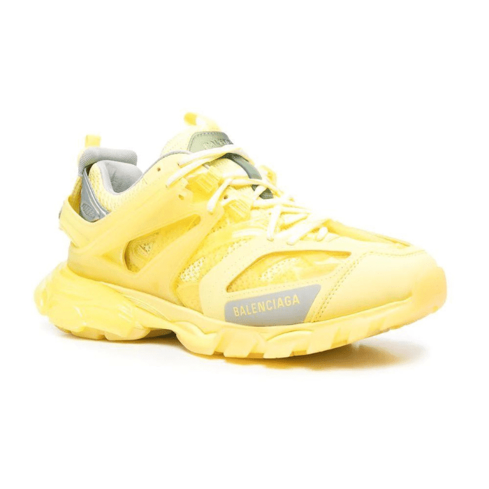 Track panelled sneakers