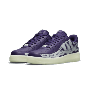 PURPLE SKELETON HALLOWEEN