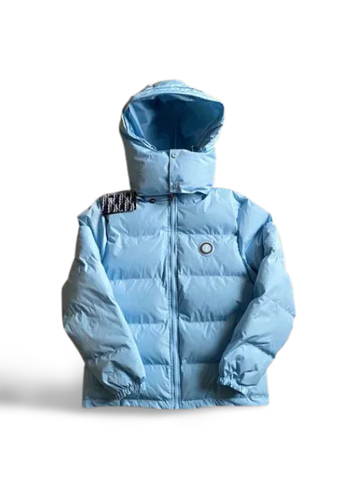 TRPSTR DETACHABLE HOODED PUFFER-ICE BLUE